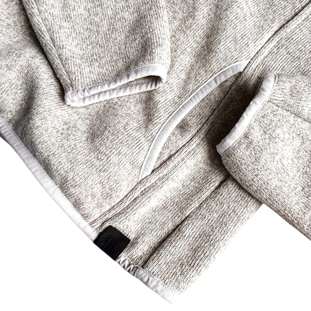 L.L.Bean Classic Outdoorsy Gorpcore Sweater Fleece Pullover - Tan/Oatmeal - XS - Picture 5 of 7